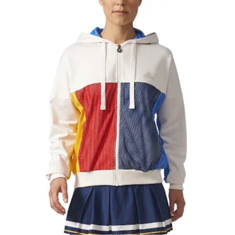 Adidas Pharrell Williams New York HU NYC Tennis Track Jacket Hoodie Women's M